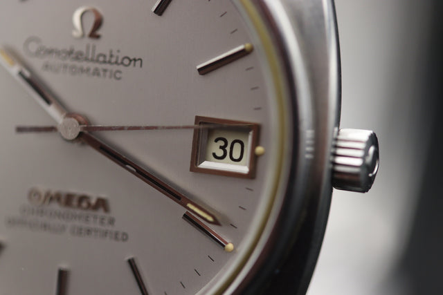 Omega Constellation Chronometer Silber Date 1977