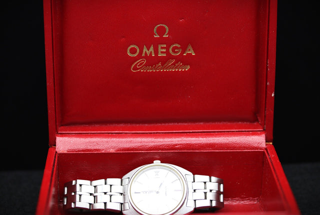Omega Constellation Chronometer Silber Date 1977
