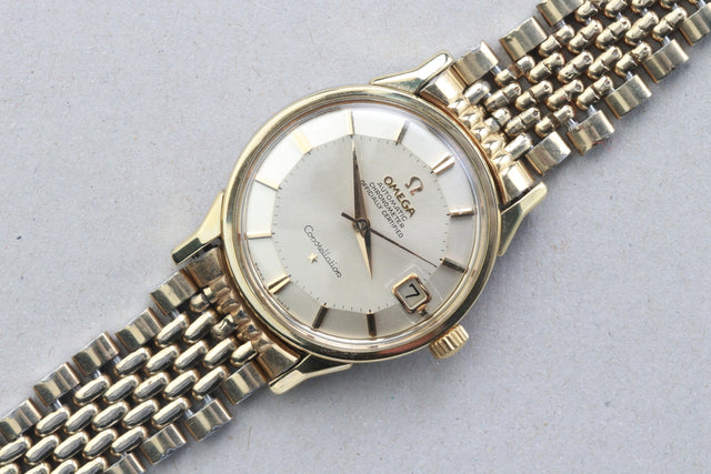 Omega Constellation Chronometer Pie Pan Gold 1954