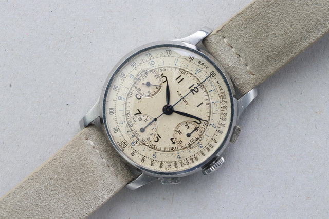 Gallet Multichron 12 Vintage Chronograph 1940s