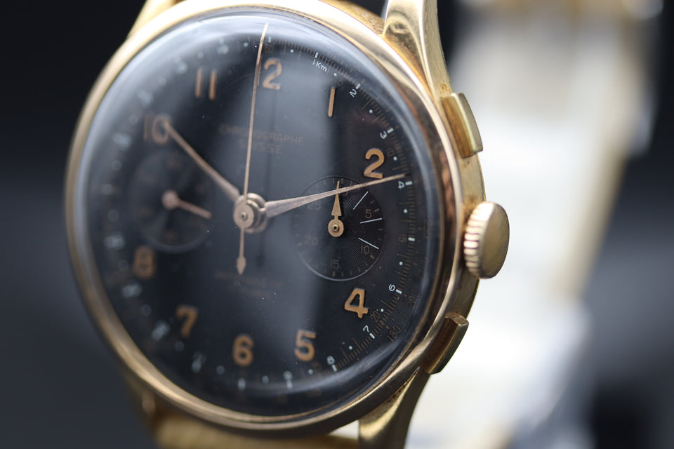 Chronographe Suisse - Rosegold 1950s