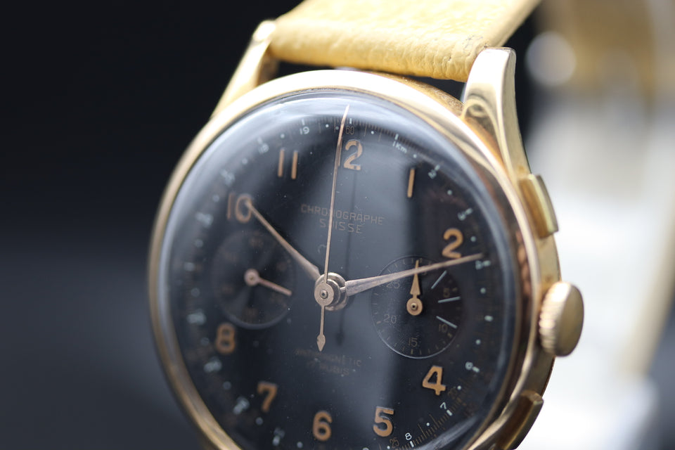 Chronographe Suisse - Rosegold 1950s