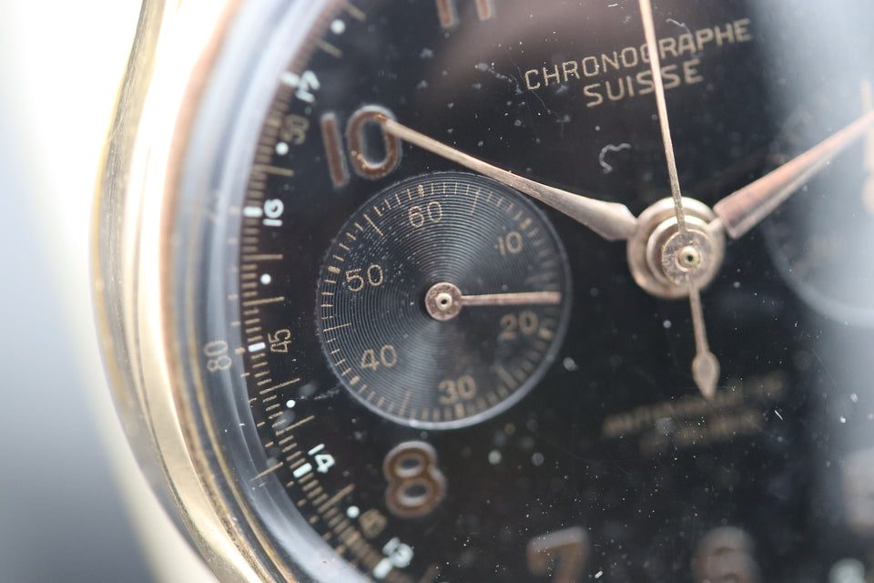 Chronographe Suisse - Rosegold 1950s