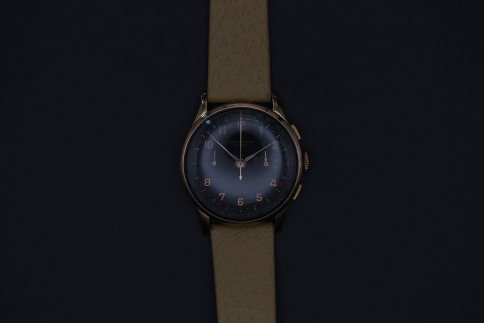 Chronographe Suisse - Rosegold 1950s