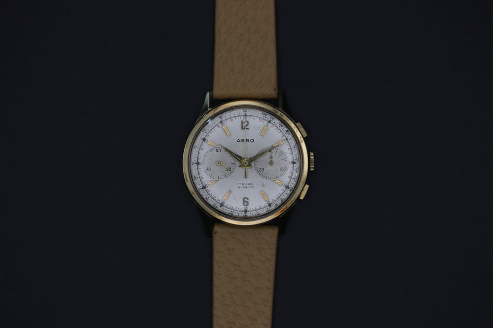 Aero Neuchatel - Chronograph Gold 1950s