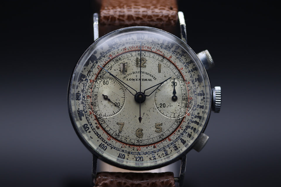 LÖWENTHAL CHRONOGRAPH | MONO RATTRAPANTE OVERSIZE 1938