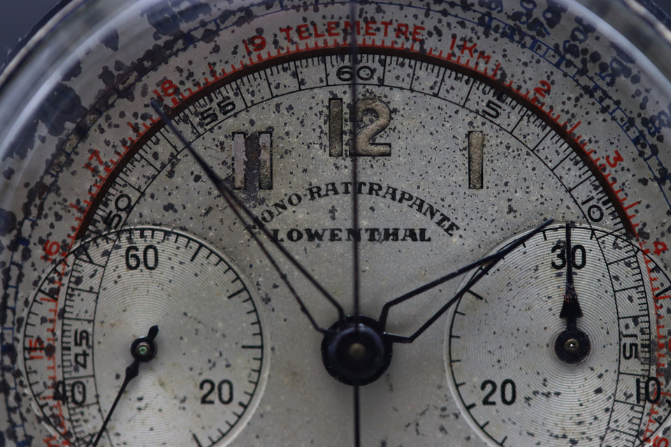 LÖWENTHAL CHRONOGRAPH | MONO RATTRAPANTE OVERSIZE 1938