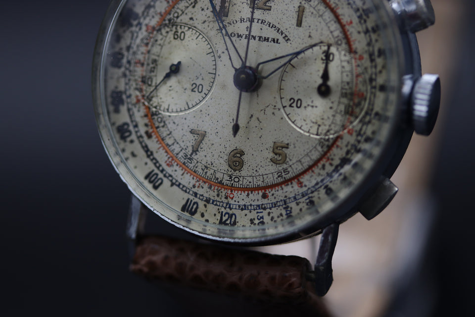 LÖWENTHAL CHRONOGRAPH | MONO RATTRAPANTE OVERSIZE 1938