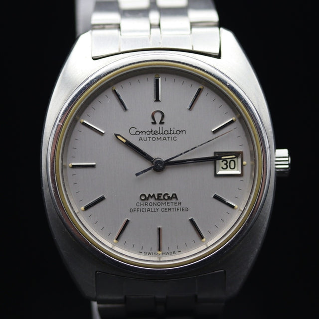 Omega Constellation Chronometer Silber Date 1977
