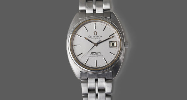Omega Constellation Chronometer Silber Date 1977