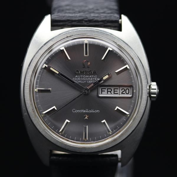 Omega Constellation Chronometer Silber Day Date 1969