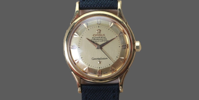 Omega Constellation Chronometer Pie Pan Gold 1954