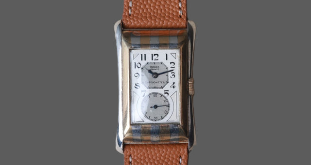 Rolex Prince Chronometer Zebra 971 1930s